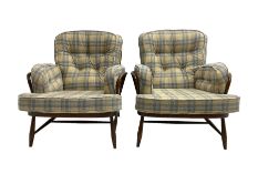 Ercol - pair 'Jubilee' armchairs