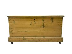 19th century pine chest