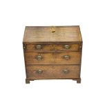 George III oak bureau