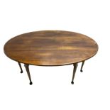 Large oak dining table