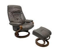 Himolla - reclining swivel armchair