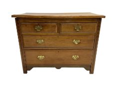 Late 19th century walnut chest