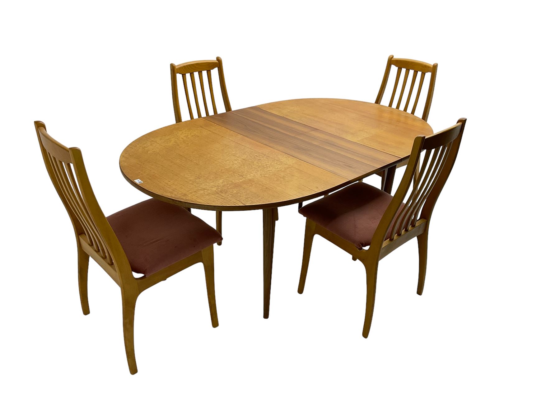 Portwood Furniture - mid-20th century teak extending dining table - Image 6 of 6