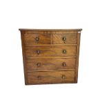 Victorian mahogany straight-front chest