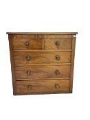 Victorian mahogany straight-front chest