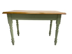 Small pine dining table