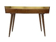 Mid-20th century design mango-wood console table