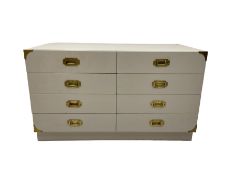 Military style painted drawer unit