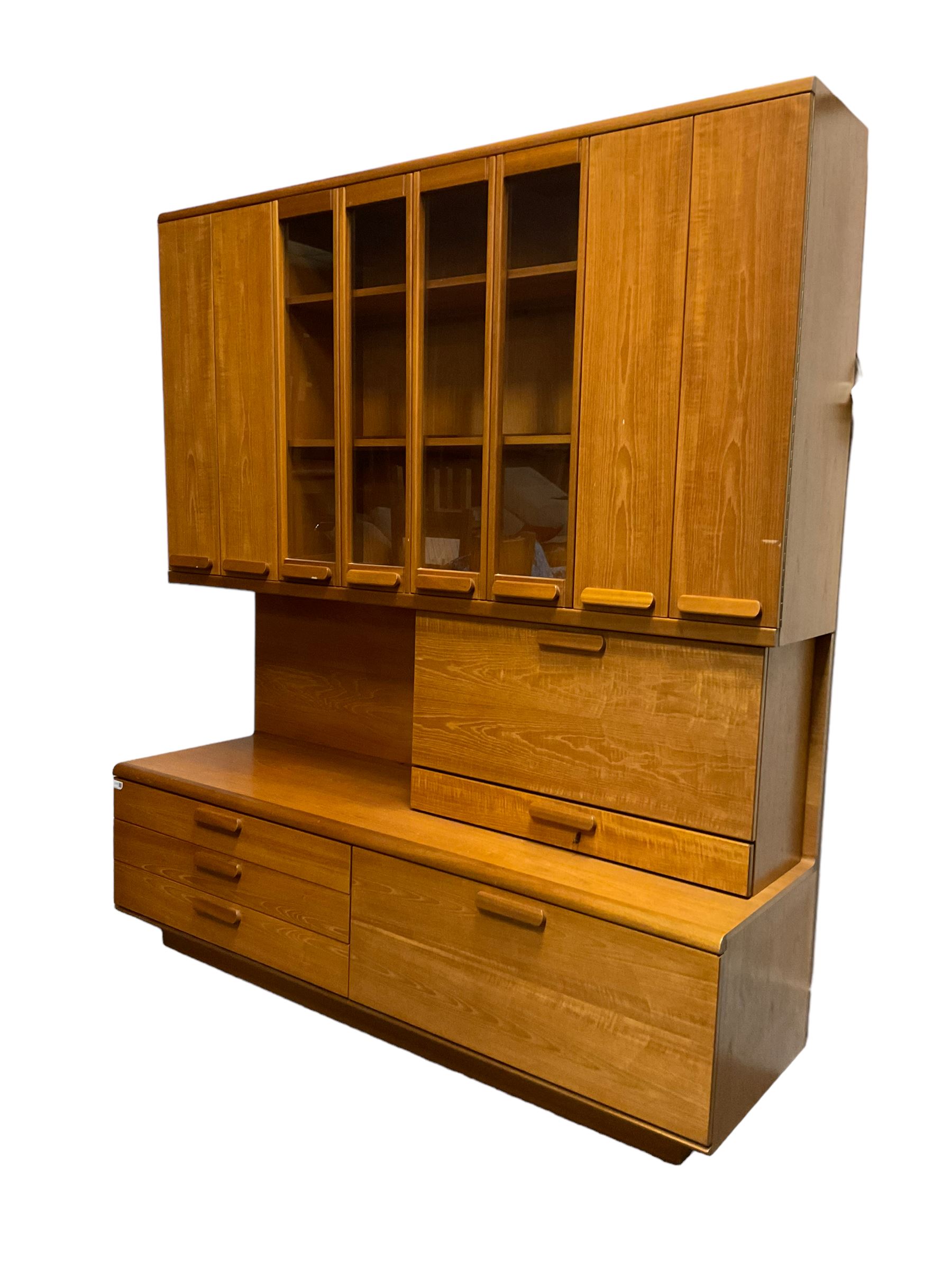 White & Newton - mid-20th century teak wall unit - Image 3 of 5