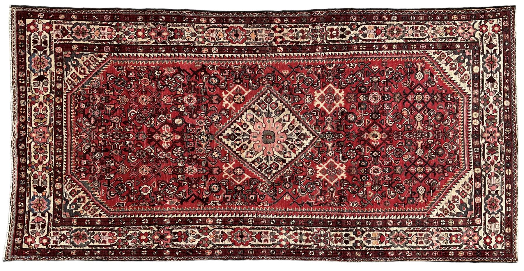 North West Persian Malayer crimson ground carpet - Image 2 of 7