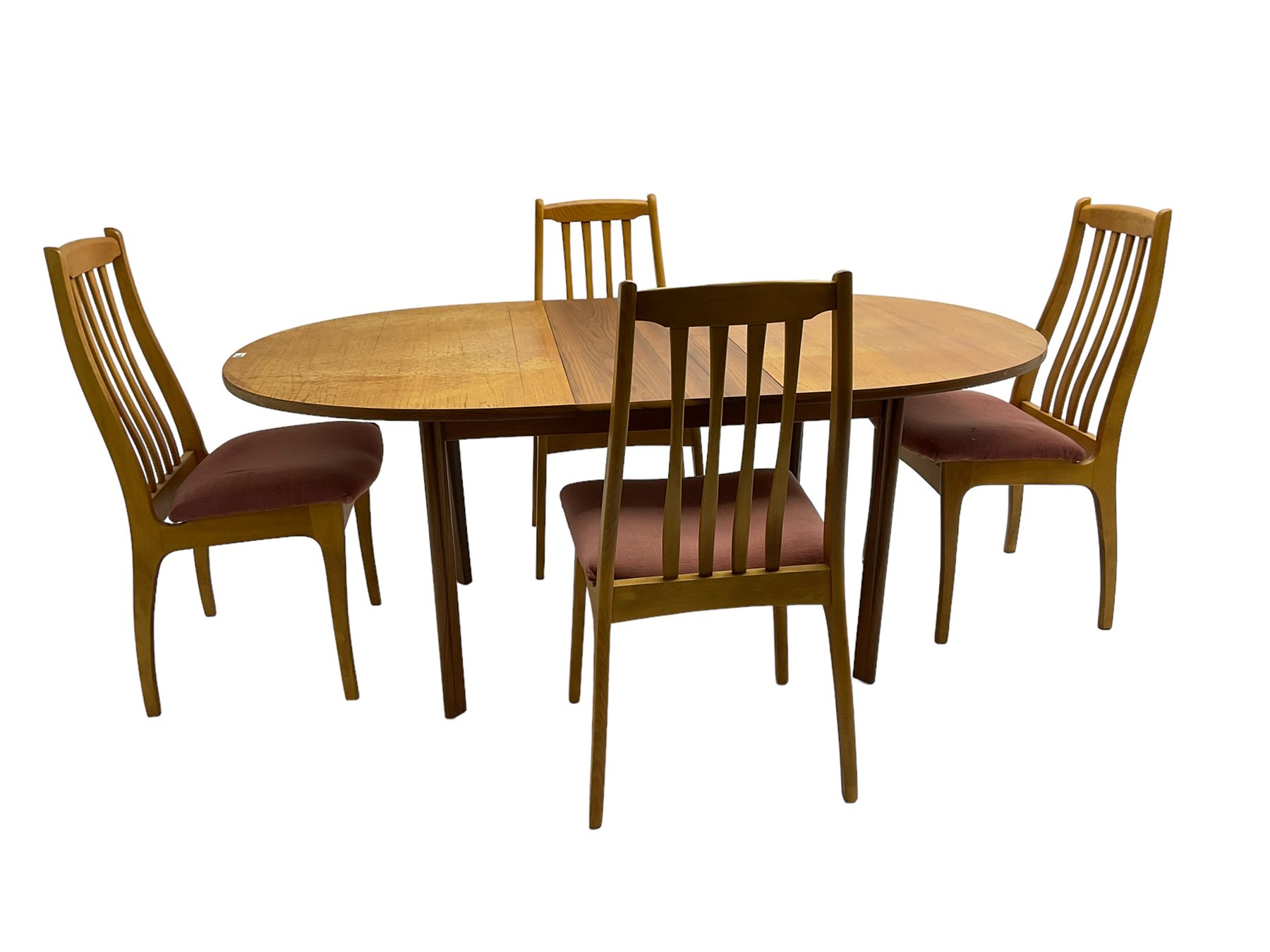 Portwood Furniture - mid-20th century teak extending dining table - Image 5 of 6