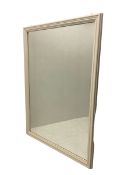 Large white painted mirror