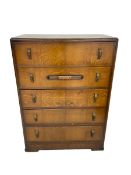 Early to mid-20th century oak chest