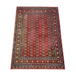 Persian Bokhara design rug