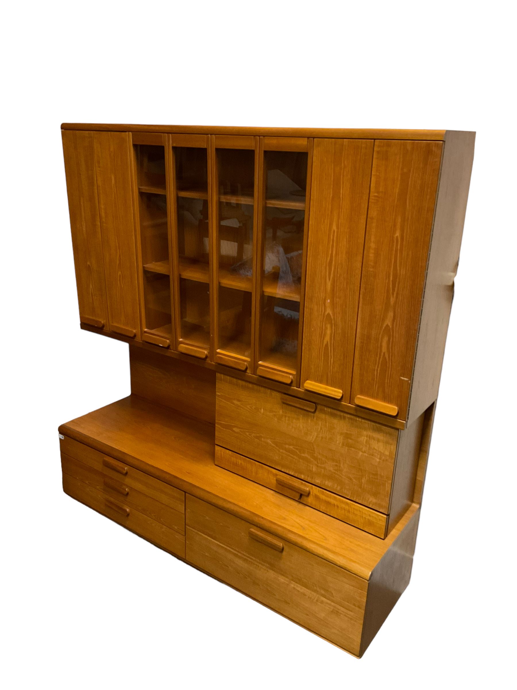 White & Newton - mid-20th century teak wall unit - Image 4 of 5