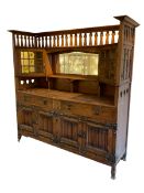 Shapland and Petter - Arts & Crafts period oak dresser