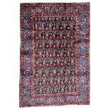 Persian blue ground rug