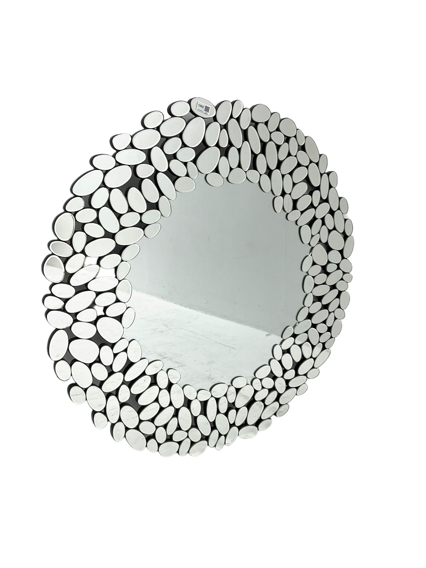 Contemporary sunburst design mirror