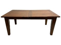 Hardwood dining table