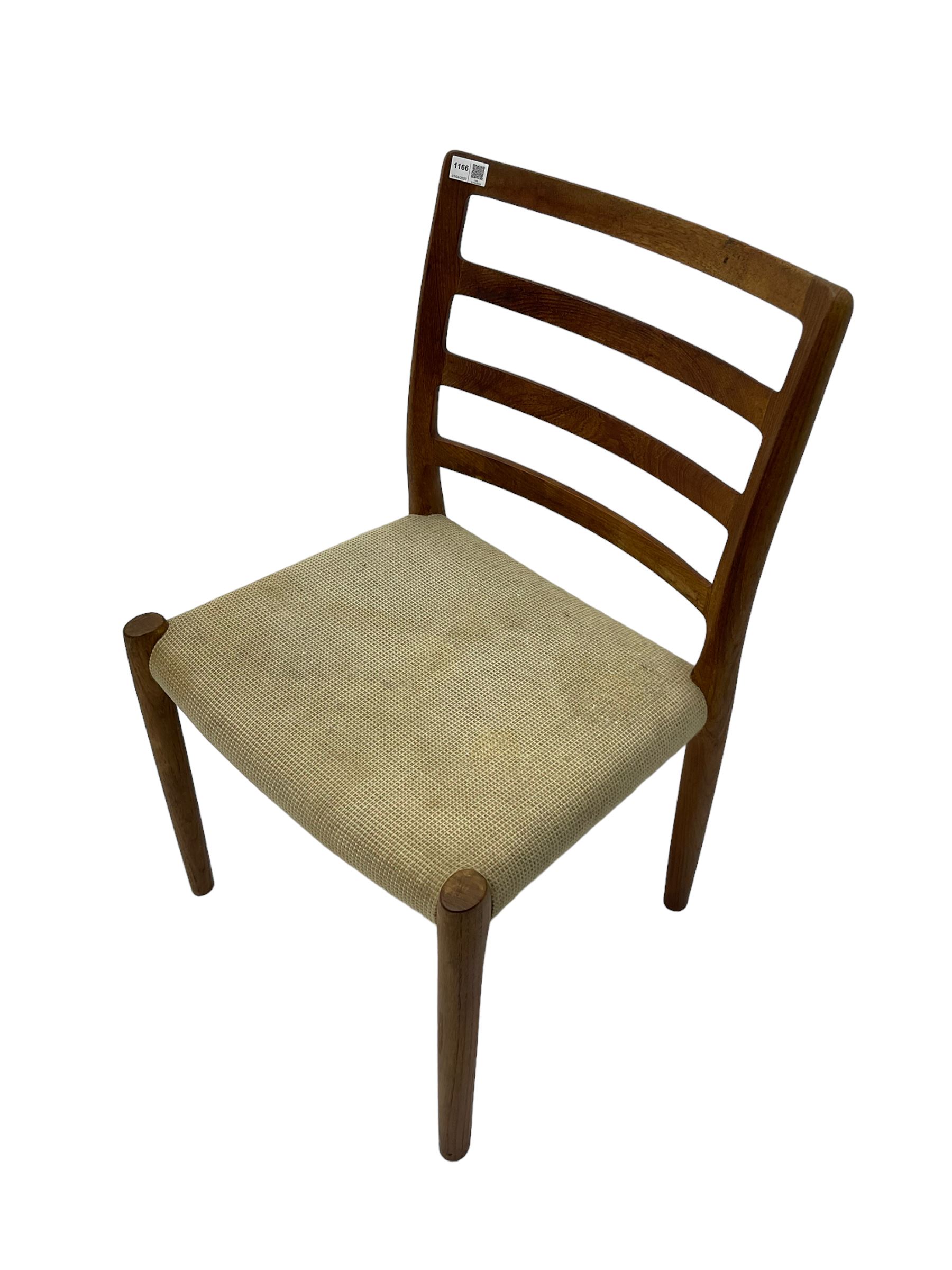 Niels Otto M�ller for J L Moller - 20th century Danish teak 'model 85' chair - Image 4 of 7