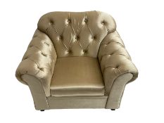 Chesterfield shaped armchair