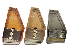 Oscar Schmidt Autoharp L60cm; cased; another uncased; and a Zimmerman Autoharp (3)