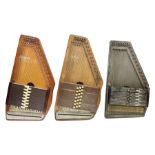 Oscar Schmidt Autoharp L60cm; cased; another uncased; and a Zimmerman Autoharp (3)