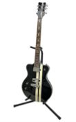 Italia Maranello Speedster electric guitar in black and white