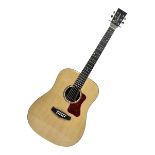 Tanglewood Dreadnought spruce and java wood acoustic guitar the three-piece back with mango spalted