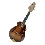 F-hole eight-string mandolin with one-piece maple back and ribs and spruce top L70cm