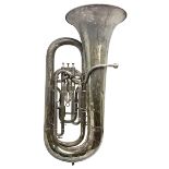Boosey & Co silver plated 'Solbron' Class A Tuba c1920