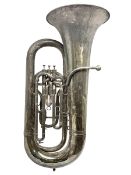Boosey & Co silver plated 'Solbron' Class A Tuba c1920