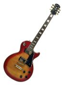 Epiphone Gibson Les Paul electric guitar c2004 with red sunburst finish