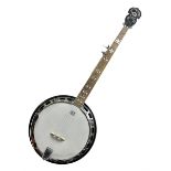 Tonewood mahogany 5-string banjo with 5th string capo L99cm