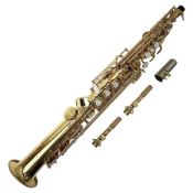 Trevor James The Horn Classic II brass straight soprano saxophone