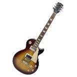 2021 USA Gibson Les Paul Standard guitar Model No LPS600B8NH1 with tobacco sunburst finish; serial n