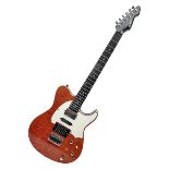 Korean Peavey EXP Telecaster style electric guitar serial no.03040032 L98cm; in Stagg soft carrying