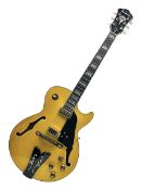 Ibanez George Benson 40th Anniversary arch top semi-acoustic guitar with floating pick-ups and mothe