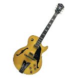 Ibanez George Benson 40th Anniversary arch top semi-acoustic guitar with floating pick-ups and mothe