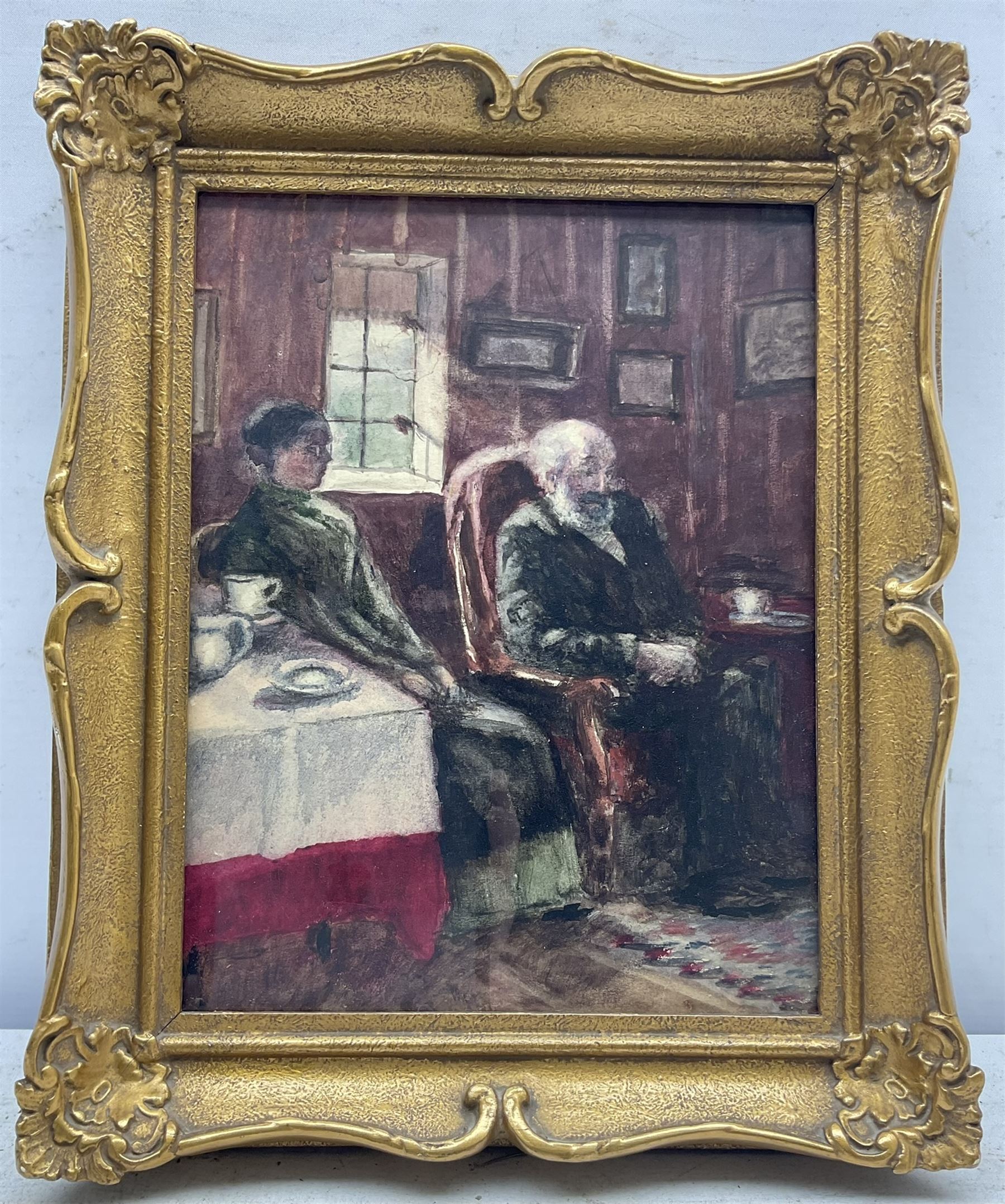 English School (Early 20th century): 'Walter Sickert and his Wife' - Image 2 of 3