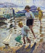 Follower of Dorothea Sharp (British 1874-1955): Children on the Beach