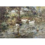 John Falconar Slater (British 1857-1937): The Duck Pond
