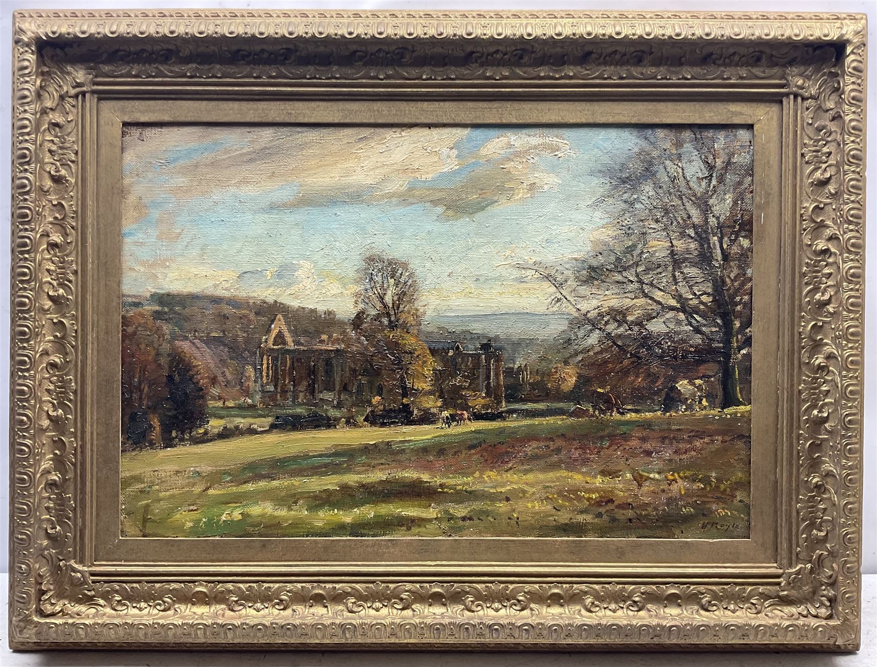 Herbert F Royle (British 1870-1958): Bolton Abbey - Image 2 of 4