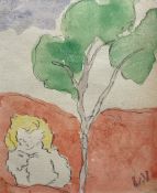 Louis Valtat (French 1869-1952): Figure and Tree