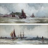 Frank Henry Mason (Staithes Group 1875-1965): 'Scarborough' and 'Rotterdam'