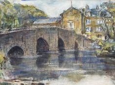 Rowland Henry Hill (Staithes Group 1873-1952): A Village Bridge