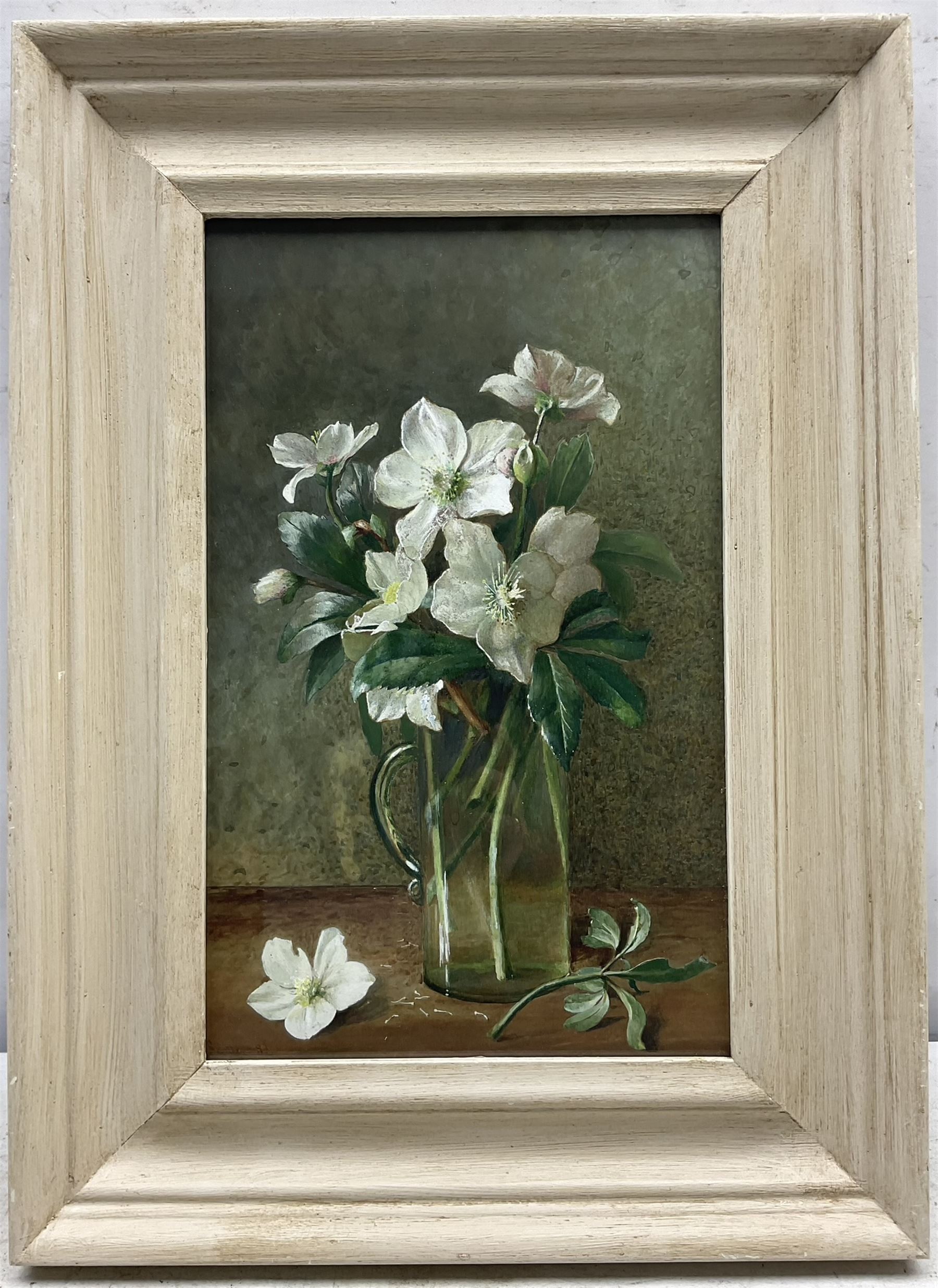 Kate Sadler (British fl.1880-1894): 'Xmas Roses' - Image 2 of 4