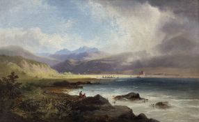 John Cairns (Scottish fl.1845-1870): 'Lochranza - Isle of Arran'