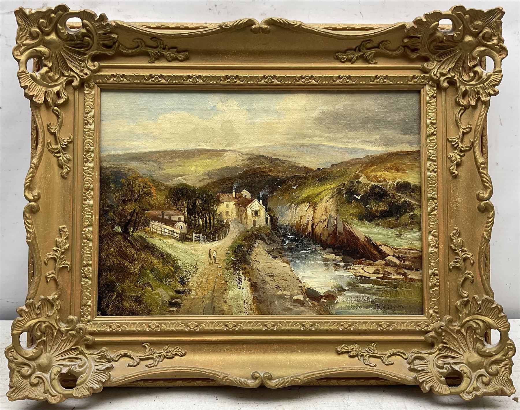Walter Linsley Meegan (British c1860-1944): Scalby Mills Hotel and Beck - Image 2 of 4
