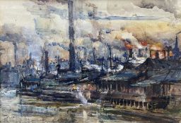 Rowland Henry Hill (Staithes Group 1873-1952): Sheffield Industrial Landscape